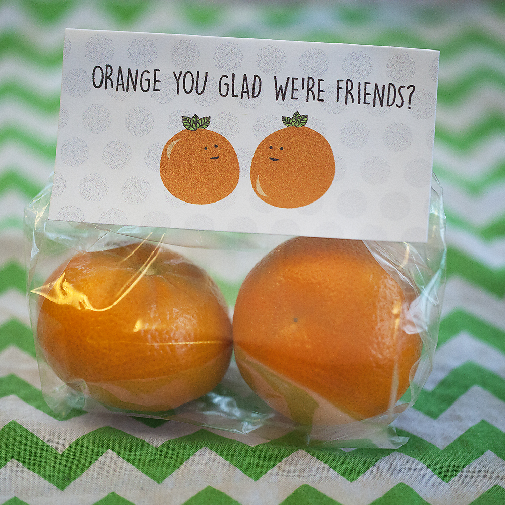 FREE PRINTABLE ORANGE You Glad We re Friends Valentine Card Sara Luke Creative